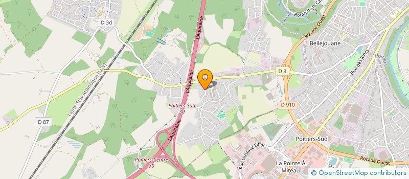 localisation de l'entreprise 4L EN SCENE  VOUNEUIL-SOUS-BIARD