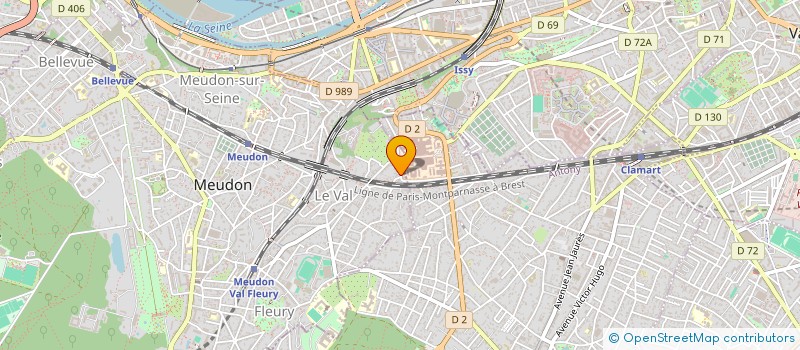 localisation de l'entreprise 4L ENERLOG  MEUDON