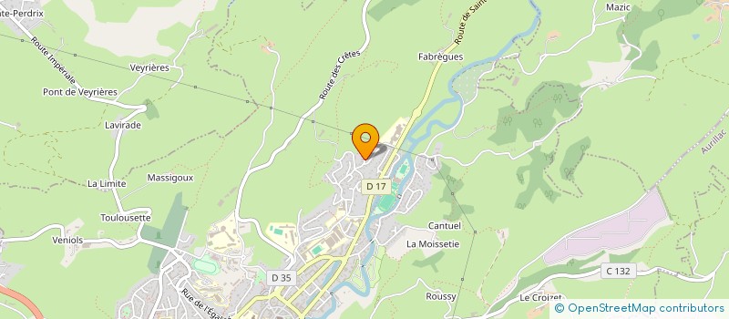 localisation de l'entreprise 4L EXPRESS à AURILLAC