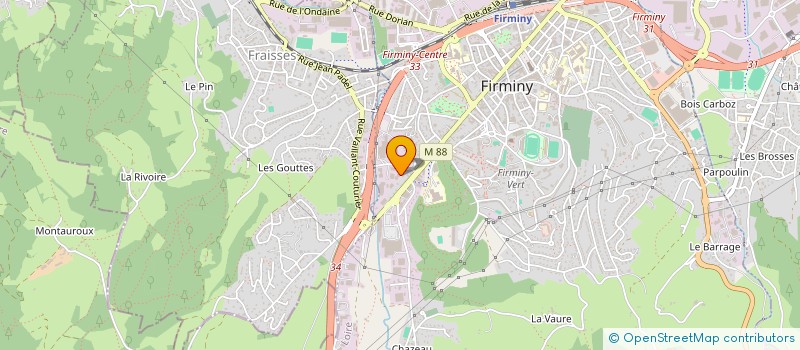 localisation de l'entreprise 4L FLINGUEURS  FIRMINY