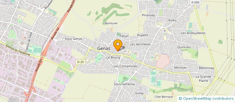 localisation de l'entreprise 4L GENASSIENNE à GENAS