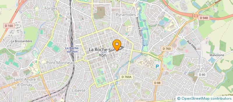 localisation de l'entreprise 4L'ICAM à LA ROCHE-SUR-YON