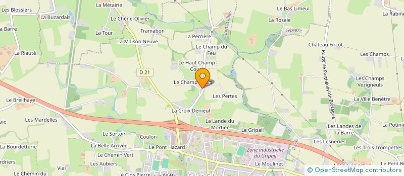 localisation de l'entreprise 4L INVEST  SAINT-GILLES