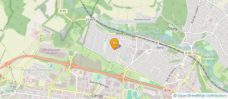 localisation de l'entreprise 4L INVEST  OSNY