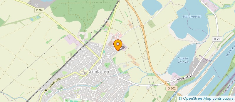 localisation de l'entreprise 4L INVEST  GAMBSHEIM