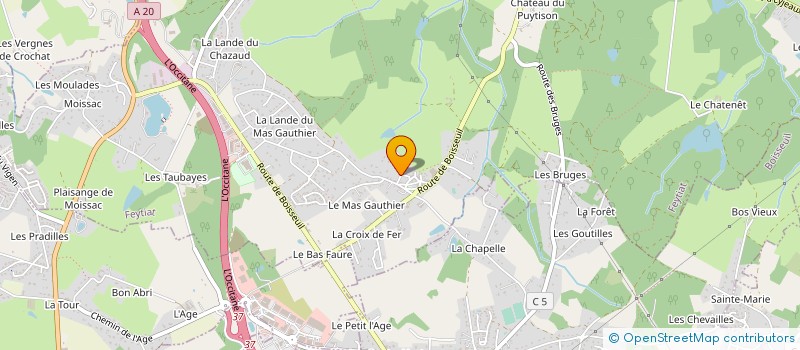 localisation de l'entreprise 4L LUMA24 à FEYTIAT
