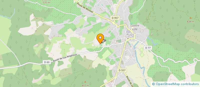 localisation de l'entreprise 4L M ET M'STEAM  AUPS