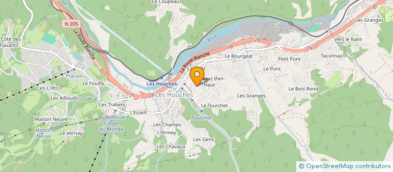 localisation de l'entreprise 4L MONT-BLANC à LES HOUCHES