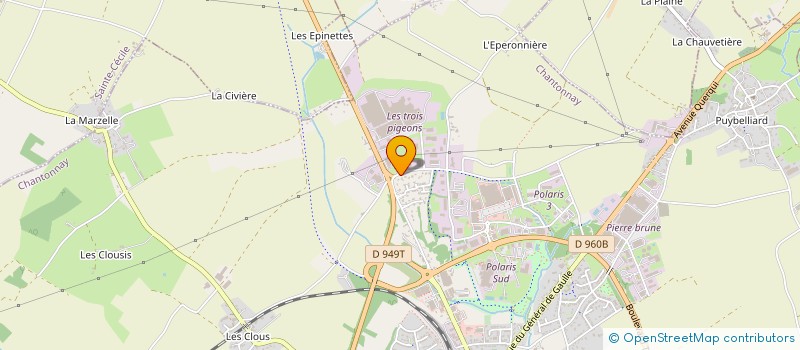 localisation de l'entreprise 4L PODODYSSEE  CHANTONNAY