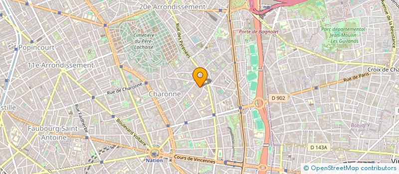 localisation de l'entreprise 4L'S  PARIS