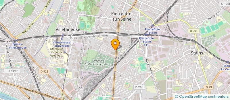 localisation de l'entreprise 4L TECH à PIERREFITTE SUR SEINE