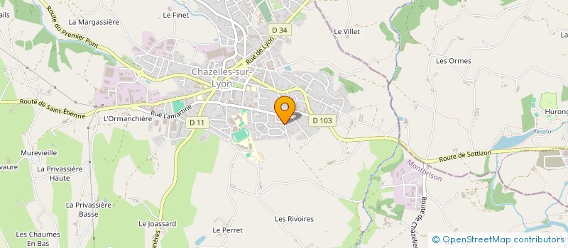 localisation de l'entreprise 4L TITUDE  CHAZELLES-SUR-LYON