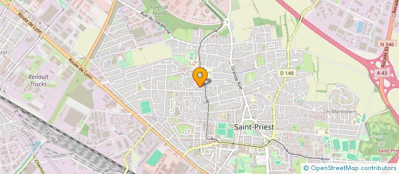 localisation de l'entreprise 4L-TROJ  SAINT-PRIEST