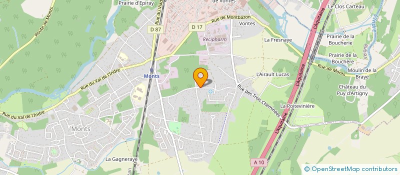 localisation de l'entreprise 4L TROP FRAIS  MONTS