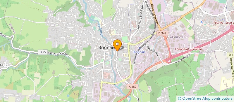 localisation de l'entreprise 4L TROPHY ET 2 COPINES à BRIGNAIS