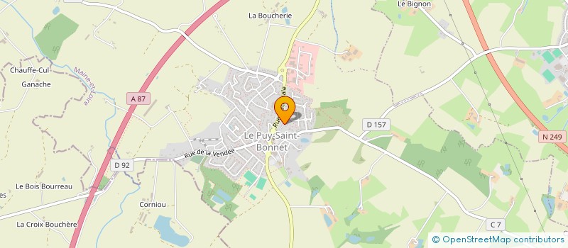 localisation de l'entreprise 4L2C à CHOLET