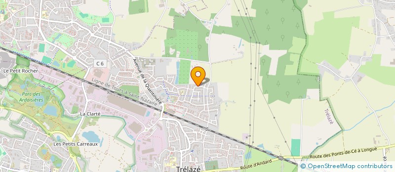 localisation de l'entreprise 4LCS  TRELAZE