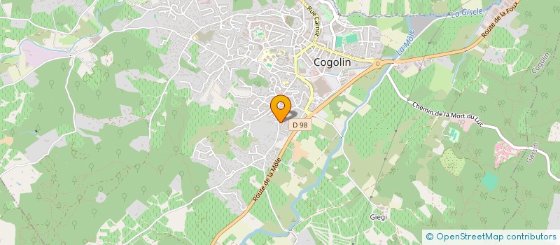 localisation de l'entreprise 4LF  COGOLIN