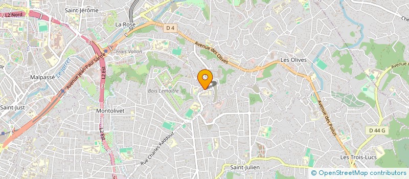 localisation de l'entreprise 4LIFE  MARSEILLE 13EME