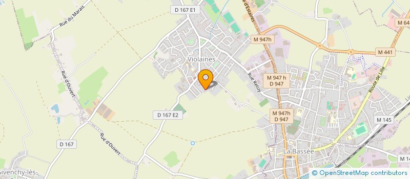 localisation de l'entreprise 4LIFE INVEST  VIOLAINES