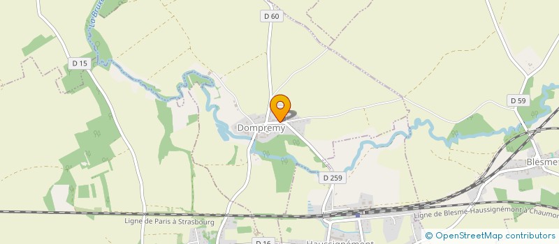 localisation de l'entreprise 4LM  DOMPREMY