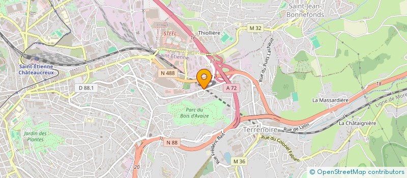 localisation de l'entreprise 4LOK  SAINT-ETIENNE