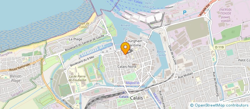 localisation de l'entreprise 4M à CALAIS