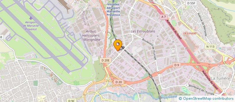 localisation de l'entreprise 4M  VITROLLES