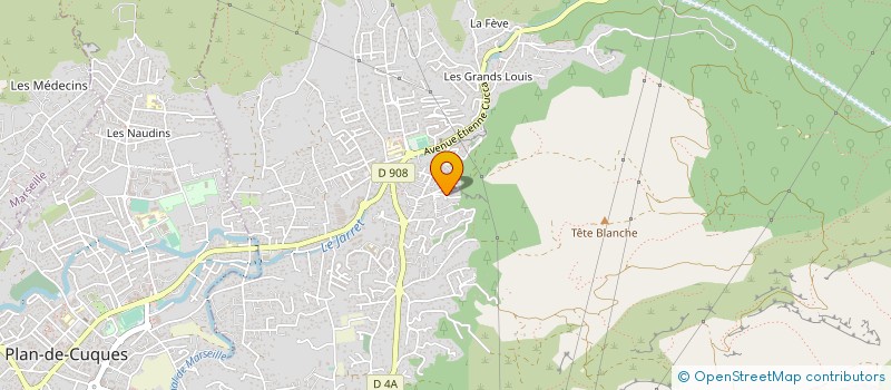 localisation de l'entreprise 4M  ALLAUCH