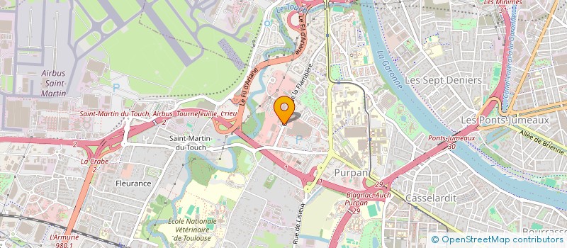 localisation de l'entreprise 4M à TOULOUSE