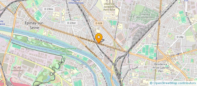 localisation de l'entreprise 4M COMPANY à EPINAY-SUR-SEINE