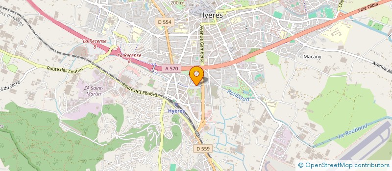 localisation de l'entreprise 4M CONSEILS à HYERES