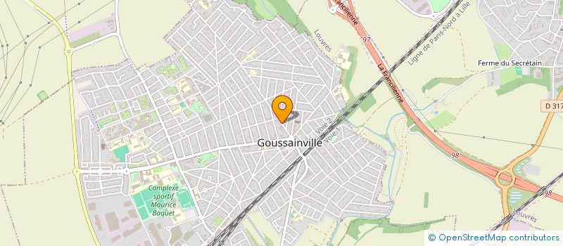 localisation de l'entreprise 4M CONSTRUCION à GOUSSAINVILLE
