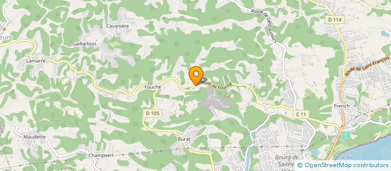 localisation de l'entreprise 4M CONSULTING DEVELOPPEMENT PROJETS  SAINTE-ANNE