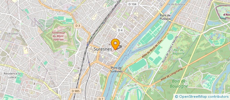 localisation de l'entreprise 4M HOLDING à SURESNES