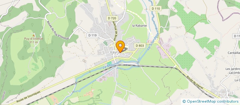 localisation de l'entreprise 4M INGENIERIE DU BATIMENT à VAYRAC