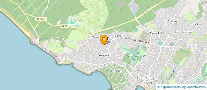 localisation de l'entreprise 4M PALAIS  SAINT-PALAIS-SUR-MER