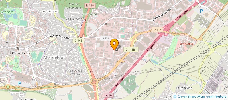 localisation de l'entreprise 4M PROTECTION INCENDIE à LES ULIS