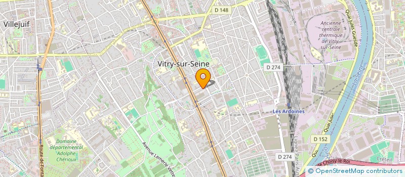 localisation de l'entreprise 4M SERVICES à VITRY-SUR-SEINE
