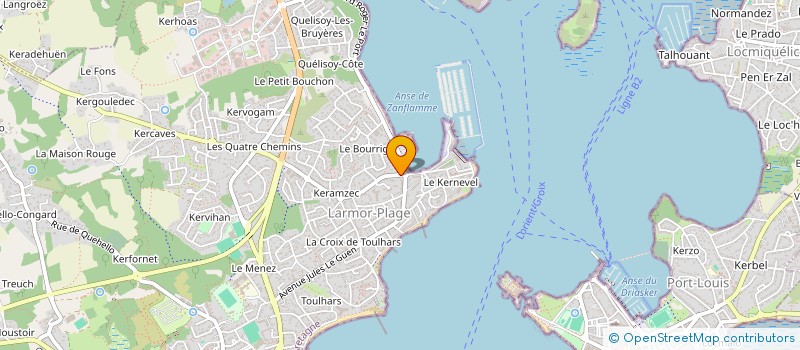 localisation de l'entreprise 4MA VAUBAN  LARMOR-PLAGE