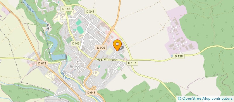 localisation de l'entreprise 4MB TRANSPORT  VAL DE BRIEY