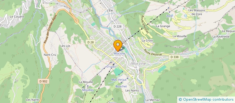 localisation de l'entreprise 4MC  MORZINE