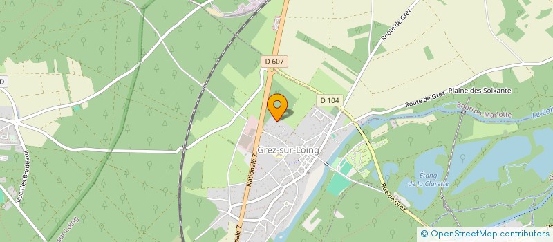 localisation de l'entreprise 4MCO  GREZ-SUR-LOING