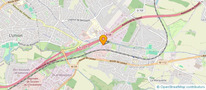 localisation de l'entreprise 4MG GROUP à MONTRABE