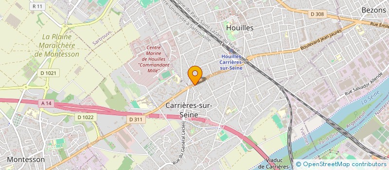 localisation de l'entreprise 4ML 3000  CARRIERES-SUR-SEINE