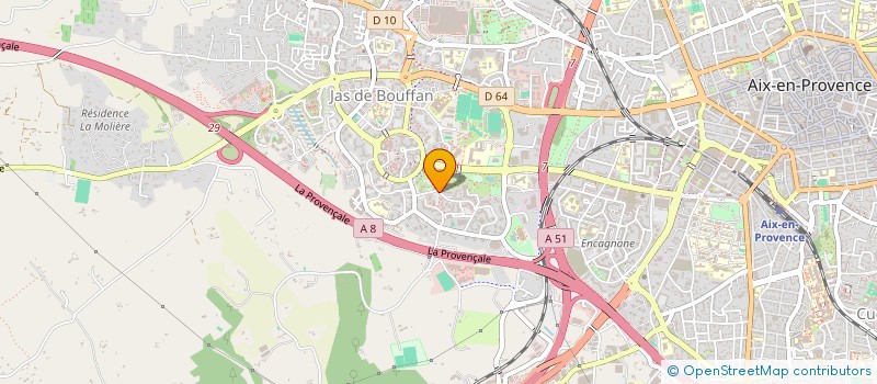 localisation de l'entreprise 4MS IMMOBILIER à AIX-EN-PROVENCE