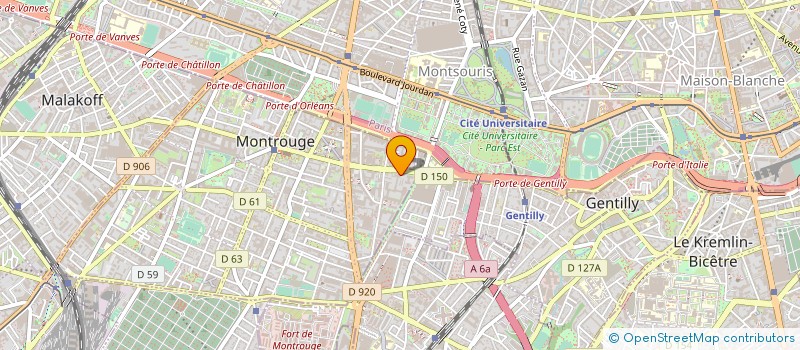 localisation de l'entreprise 4MTEC à MONTROUGE