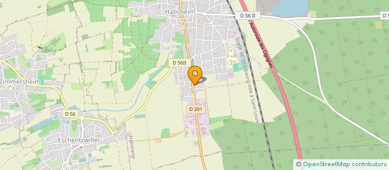 localisation de l'entreprise 4NH  HABSHEIM