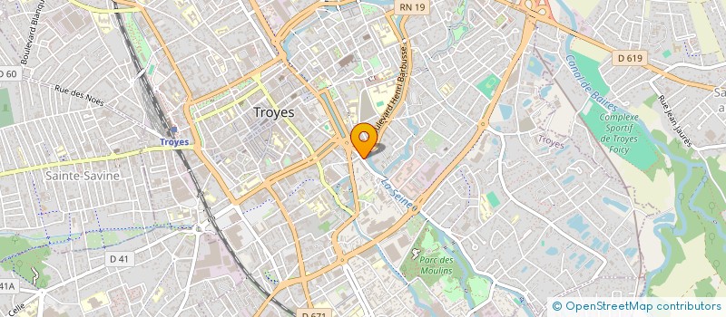 localisation de l'entreprise 4NINOS3 à TROYES