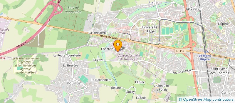 localisation de l'entreprise 4P  ROUILLON